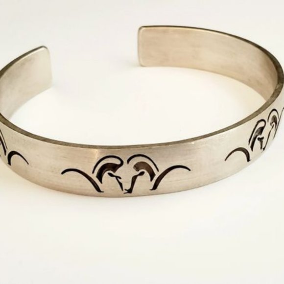 925 Sterling Silver Cuff Bracelet.UNISEX.